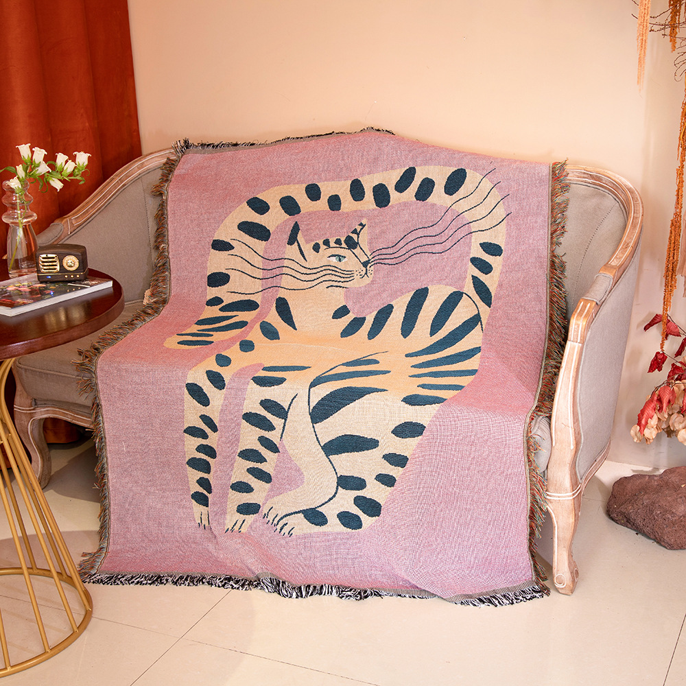 Boho Throw Blanket Fringe - ТКАНЕВОЕ покрывало в стиле Ins с