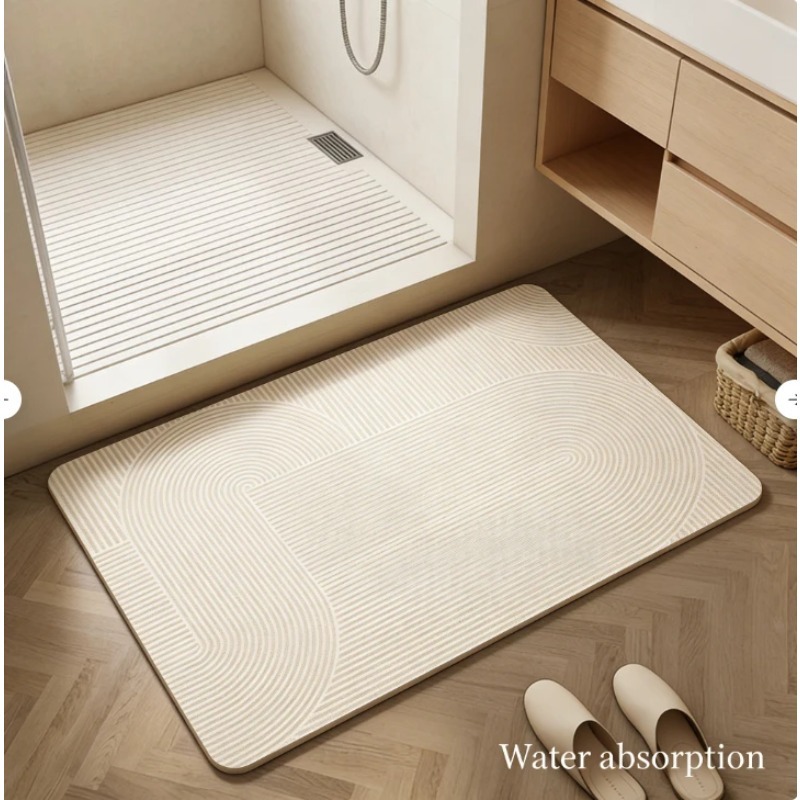 Quick Dry Diatomite Bath Mat - Коврик для ванной из диатомита: супервпитывающий,