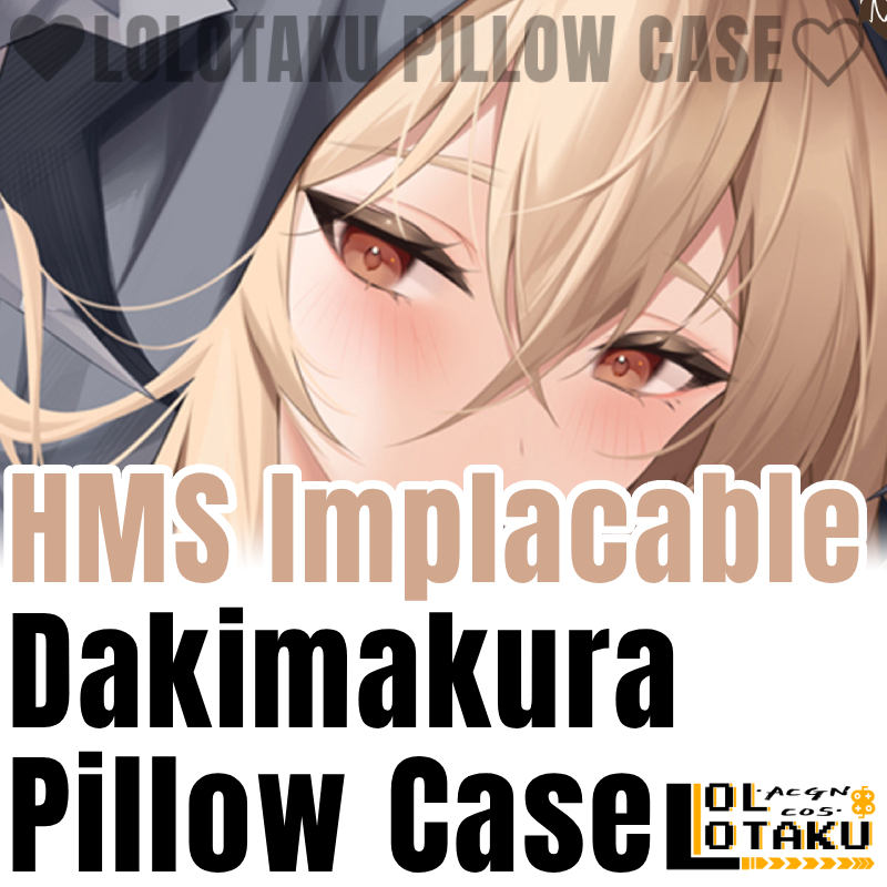 Bedding - Наволочка для дакимакуры HMS Implacable Azur