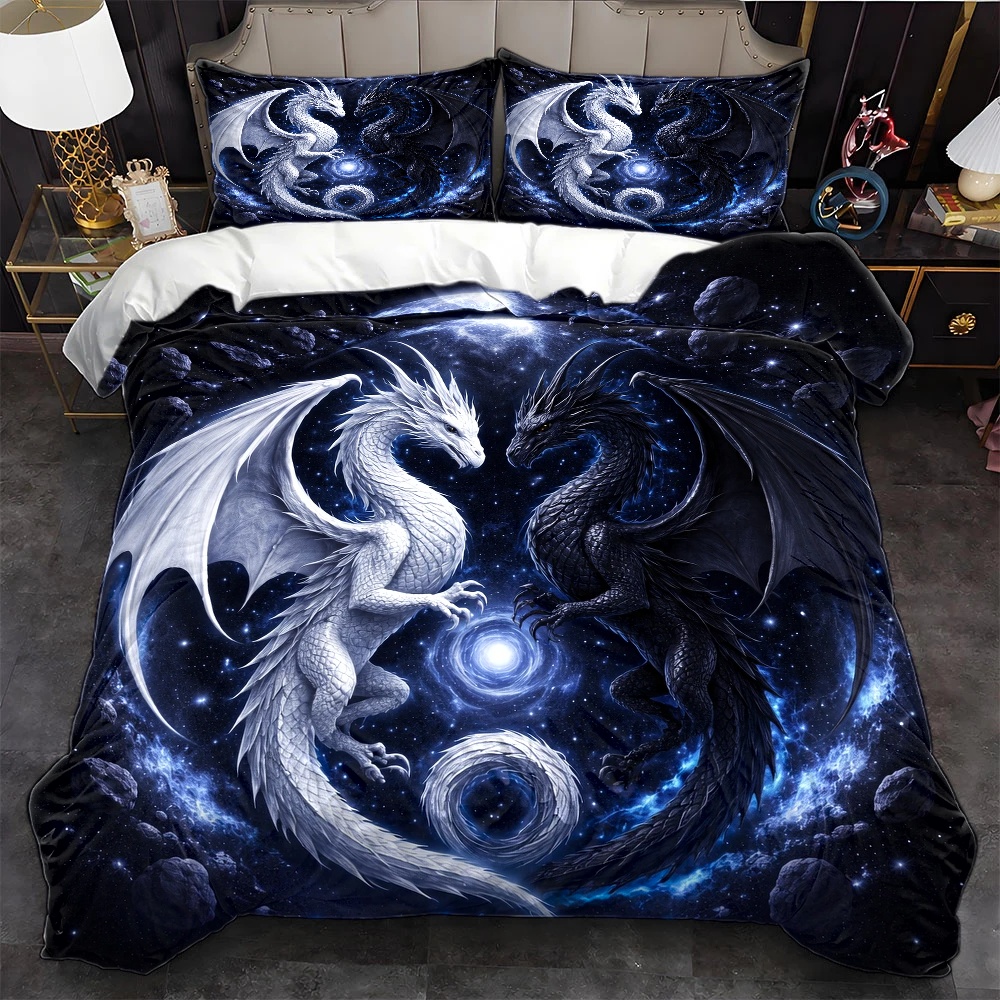 Duvet Cover Sets With Zipper - Комплект постельного белья из 3 предметов