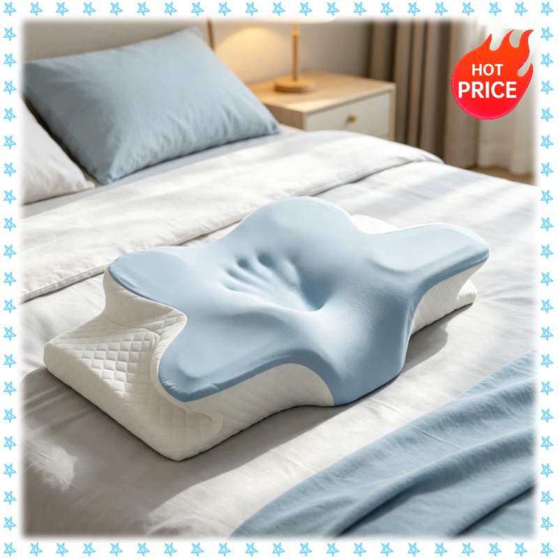 Memory Foam Orthopedic Pillow Neck Pain - Дышащая охлаждающая ортопедическая подушка из пены