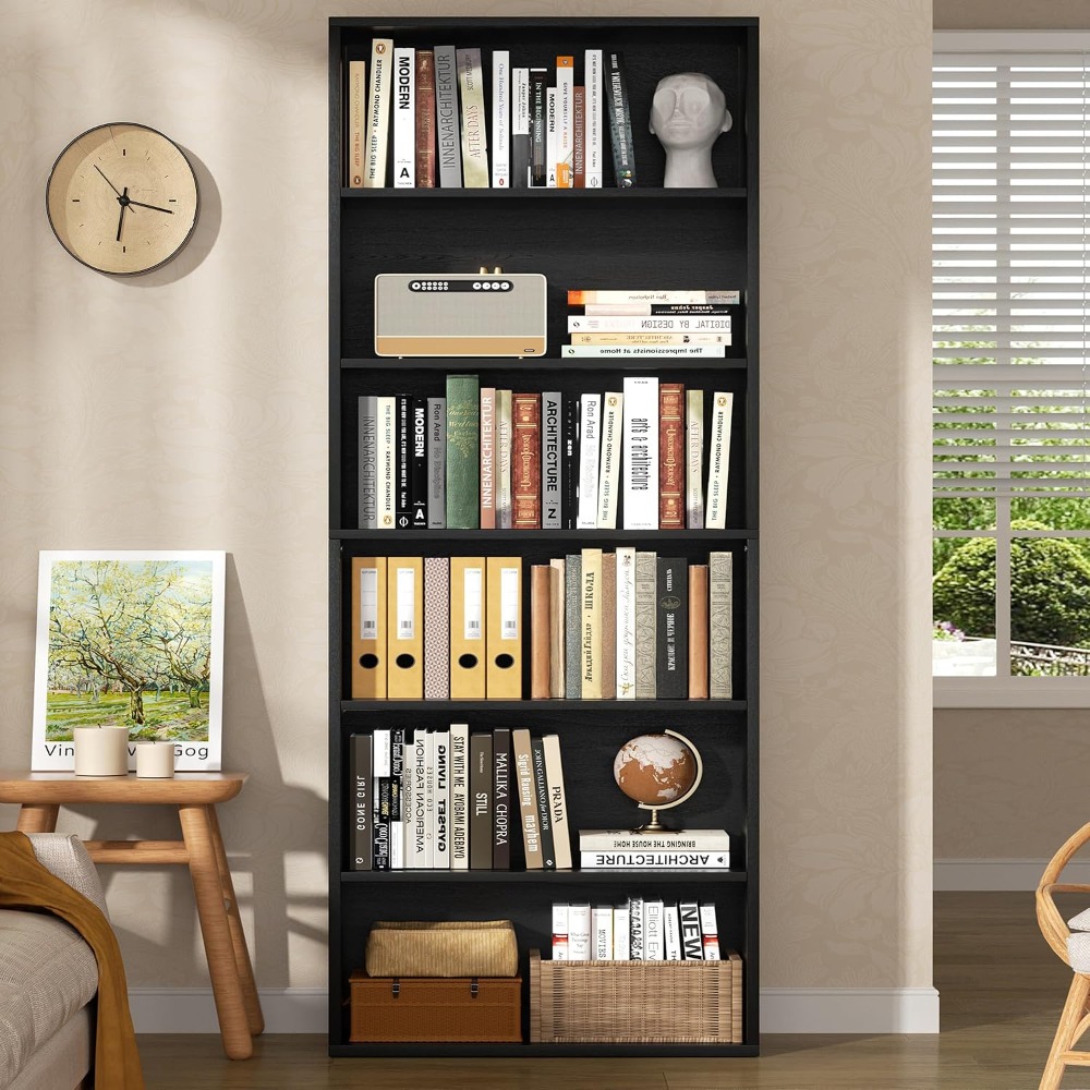 6-ярусный открытый книжный шка – обзор и цена Storage & Organization