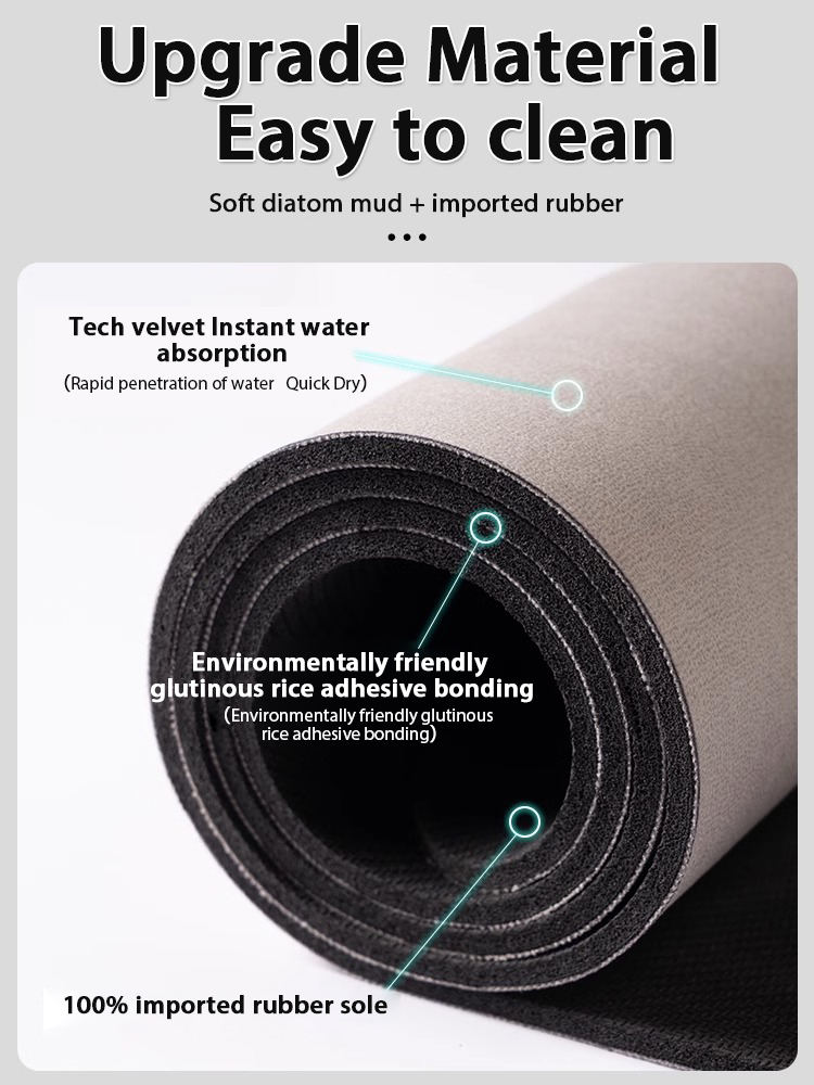 Скандинавский геометрический д – обзор и цена Quick Dry Diatomite Bath Mat