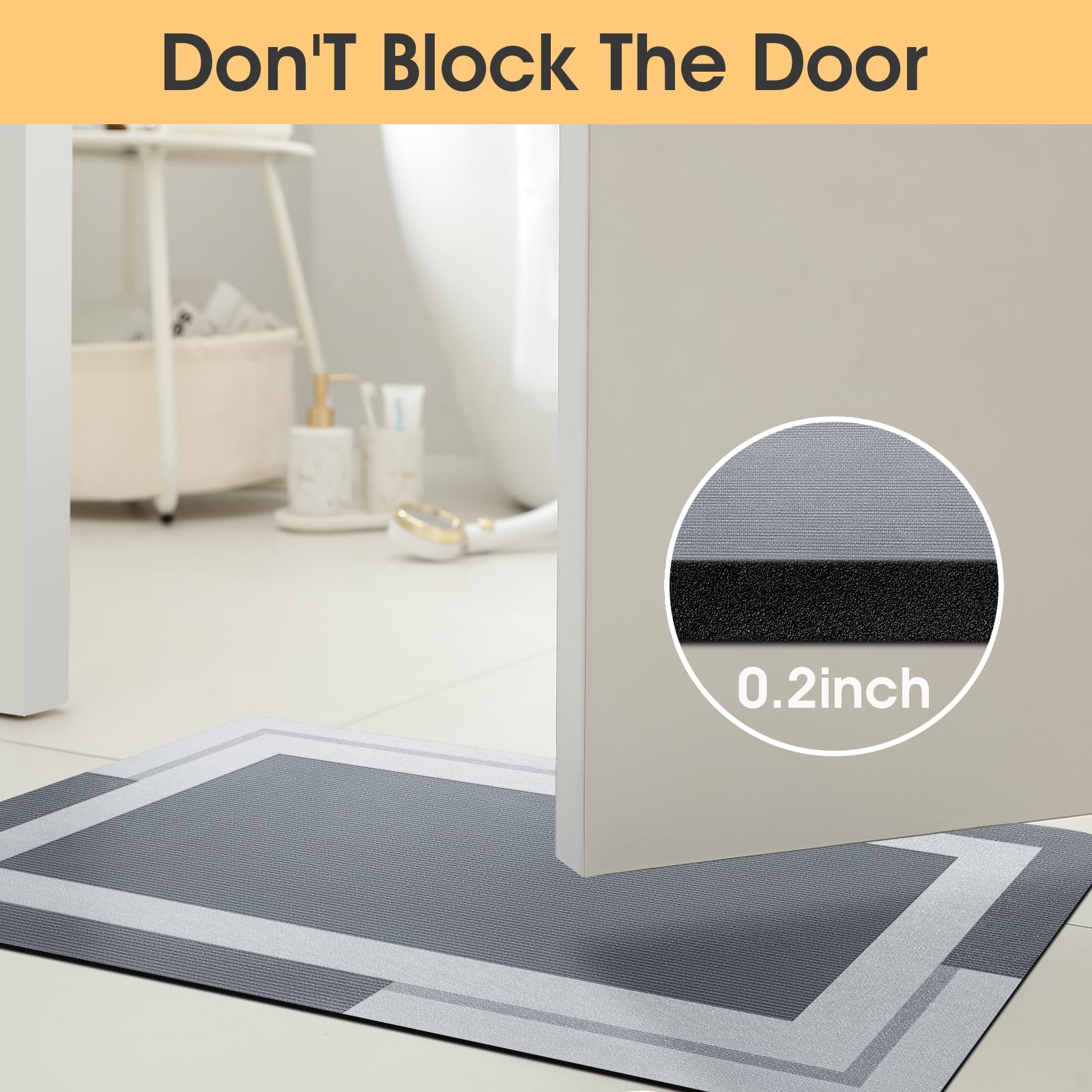Коврик VIKAMA для ванной комна – обзор и цена Quick Dry Diatomite Bath Mat