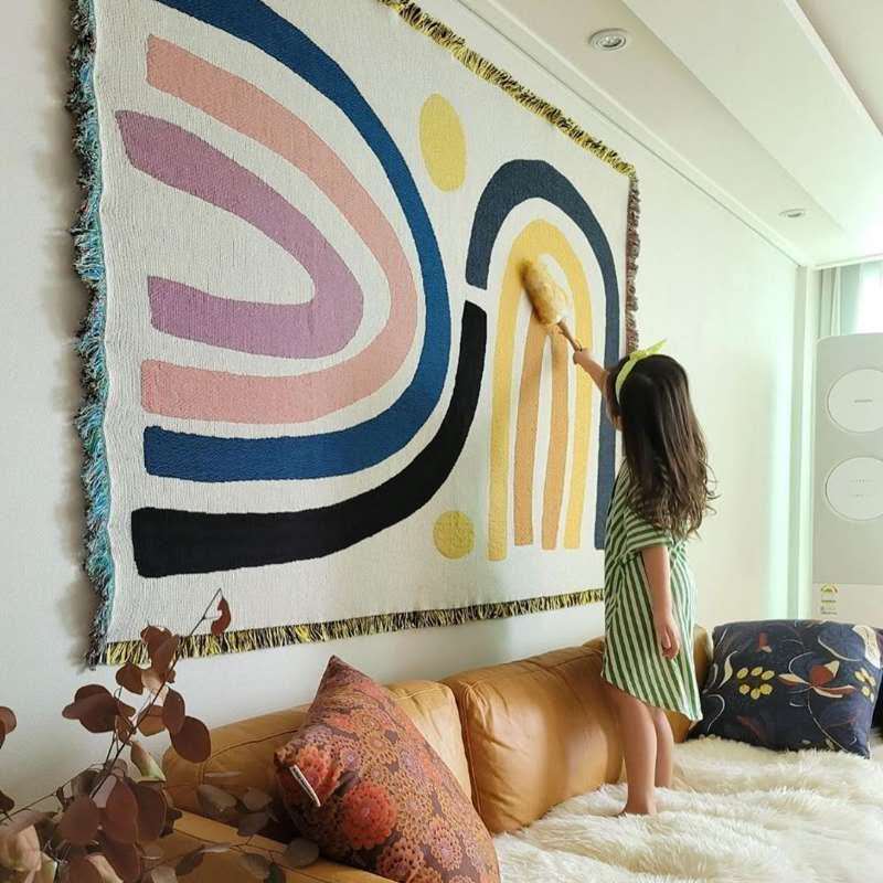Текстильное городское толстое  – обзор и цена Boho Throw Blanket Fringe