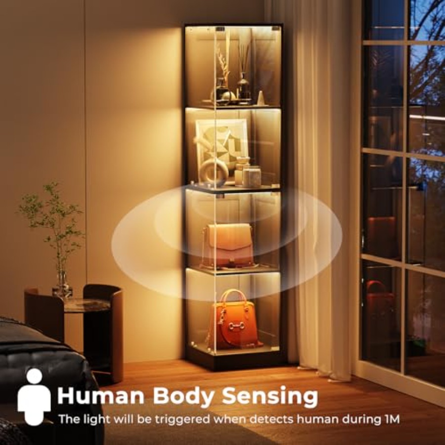 Угловой витринный шкаф со стек – обзор и цена Lighting