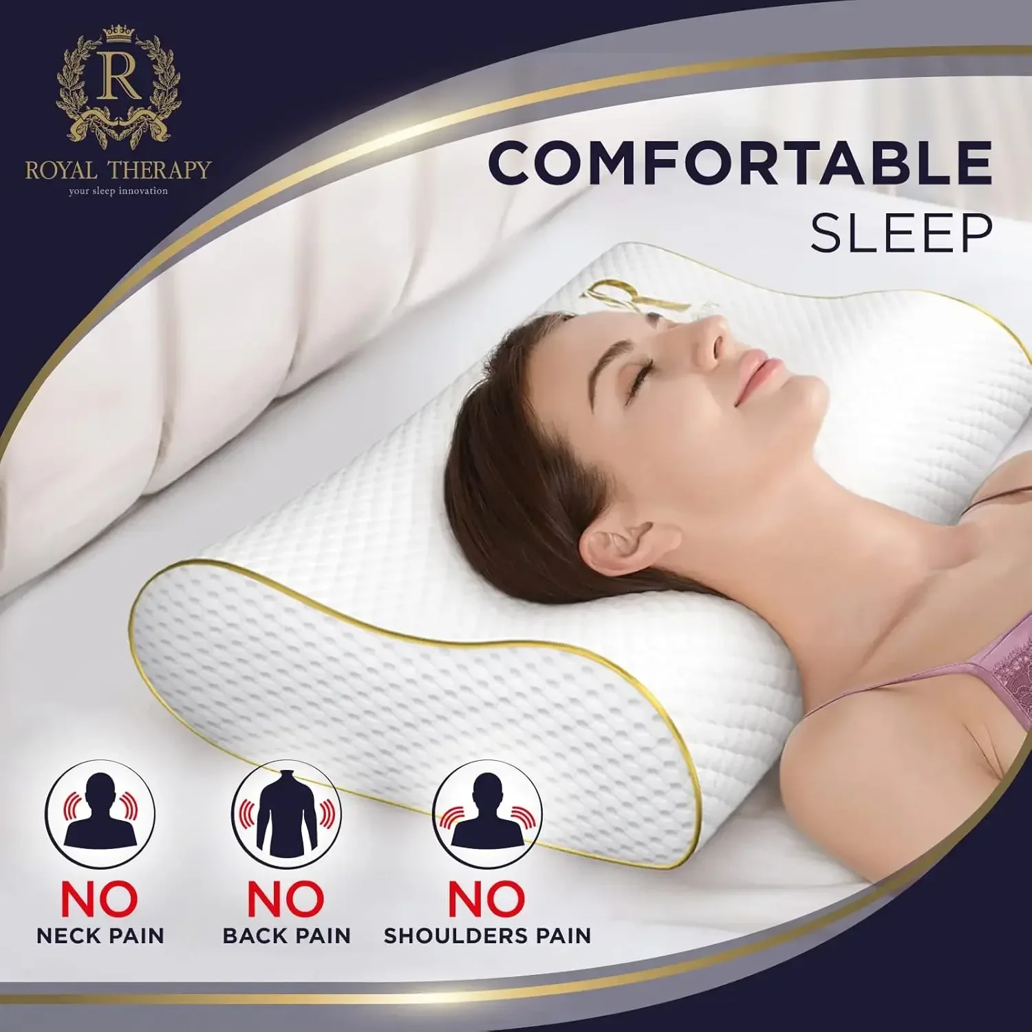 Набор из 2-х ортопедических по – обзор и цена Memory Foam Orthopedic Pillow Neck Pain