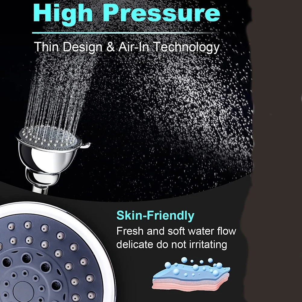 Ручная душевая лейка высокого  – обзор и цена High Pressure Shower Head Handheld