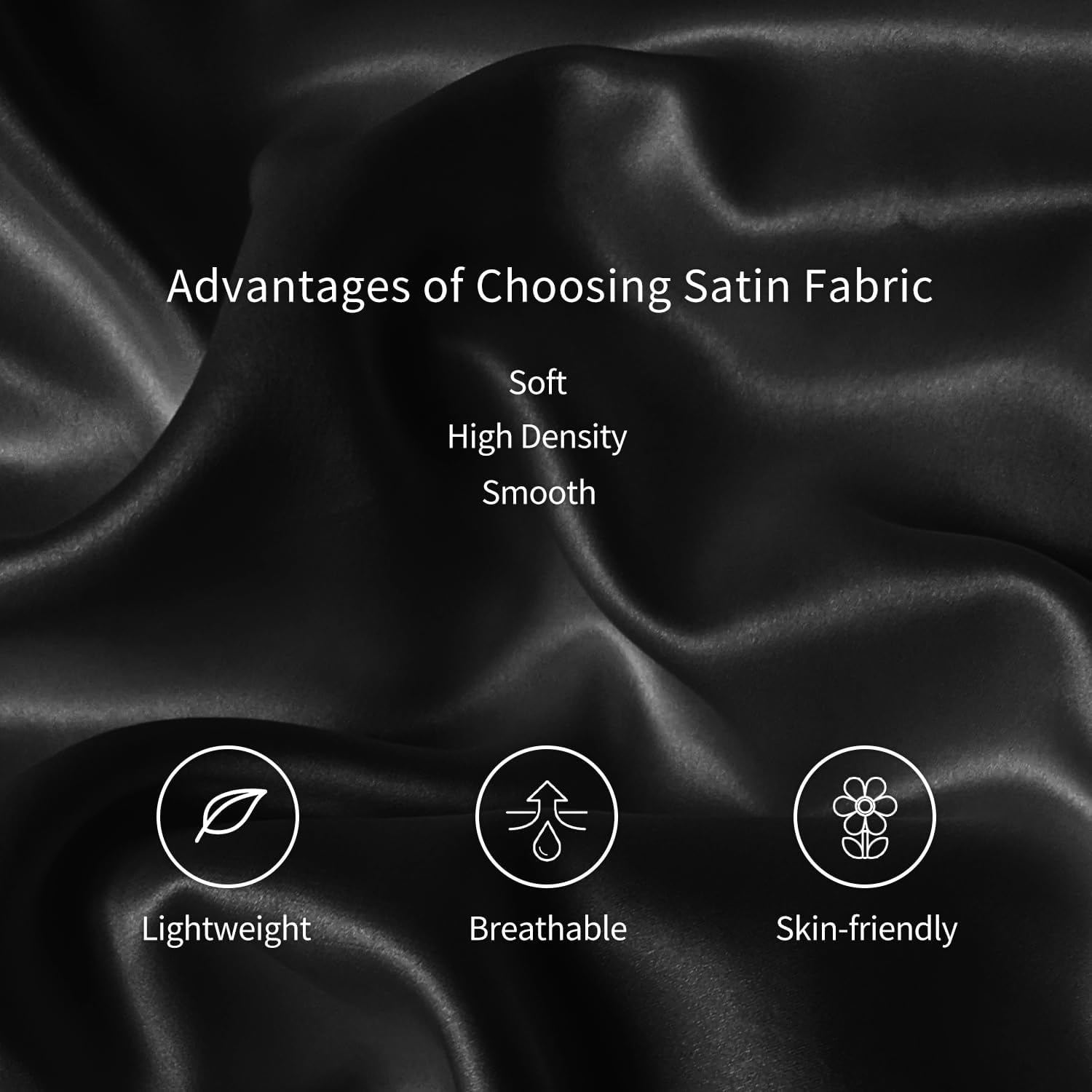 Комплект из 2 атласных наволоч – обзор и цена Satin Silk Pillowcase Hair Skin