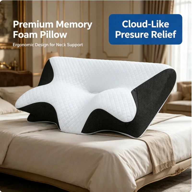 Ортопедическая подушка из пены – обзор и цена Memory Foam Orthopedic Pillow Neck Pain