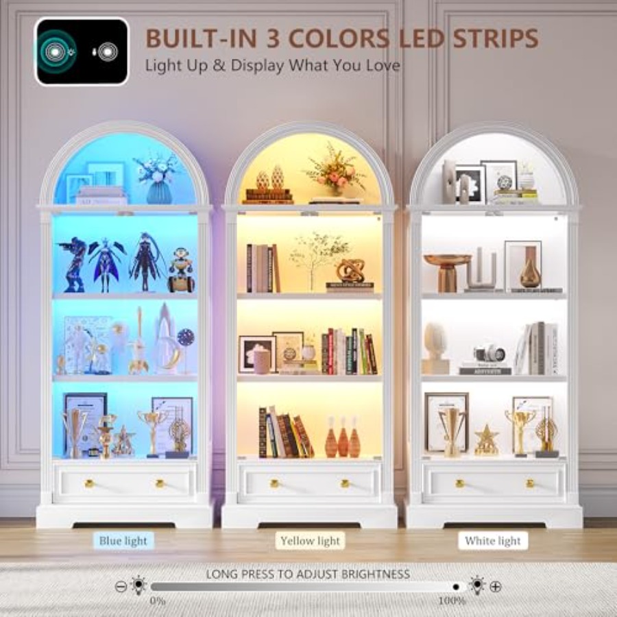 Арочный витринный шкаф для гос – обзор и цена Lighting