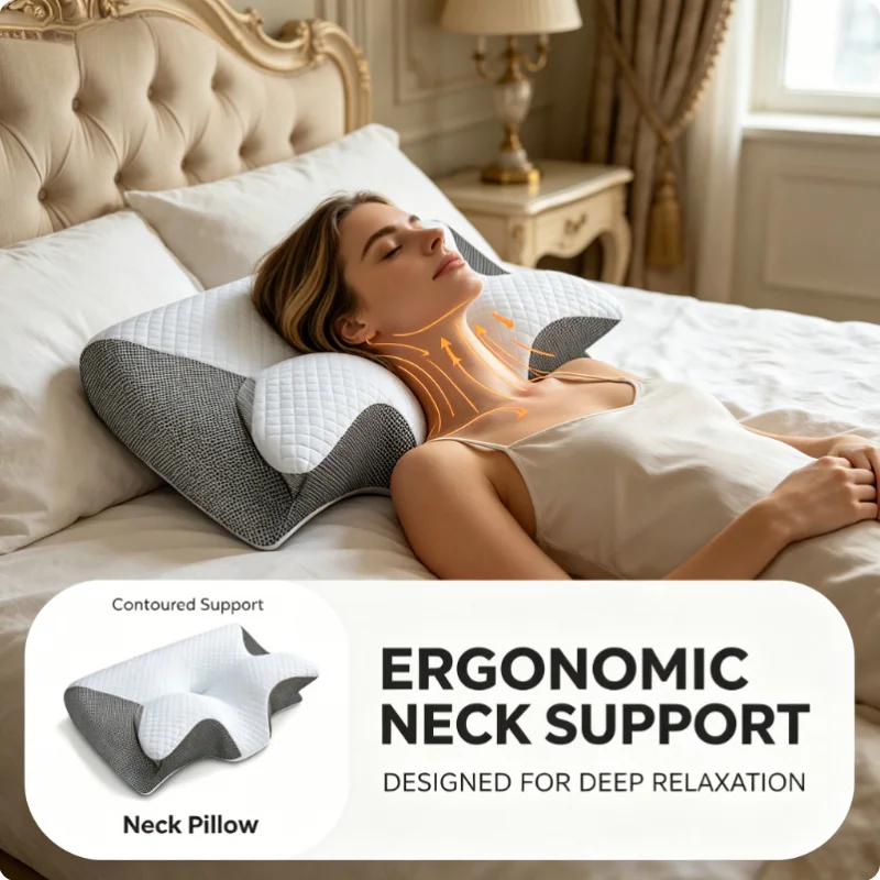 Ортопедическая подушка из пены – обзор и цена Memory Foam Orthopedic Pillow Neck Pain