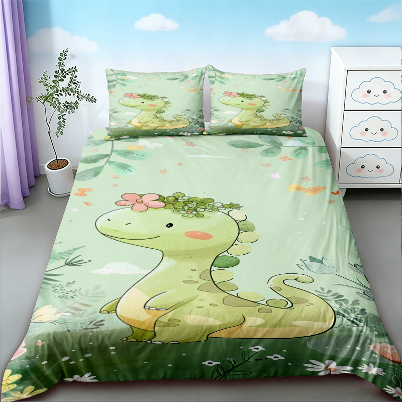 Пододеяльник с милым динозавро – обзор и цена Bedding