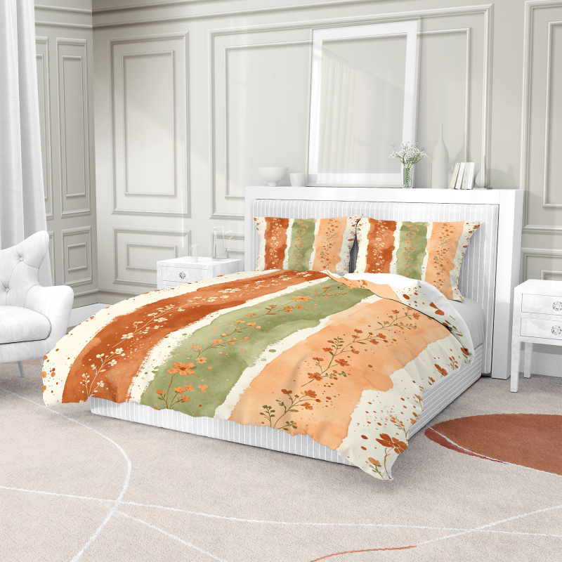 Пододеяльник с акварельным цве – обзор и цена Aesthetic Floral Duvet Cover