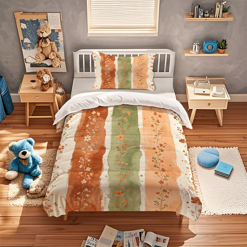 Пододеяльник с акварельным цве – обзор и цена Aesthetic Floral Duvet Cover