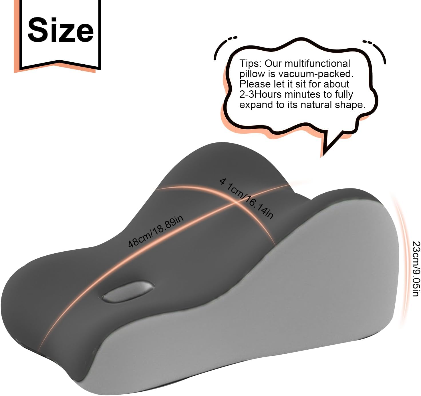 Подушка-клин для интимной близ – обзор и цена Memory Foam Orthopedic Pillow Neck Pain