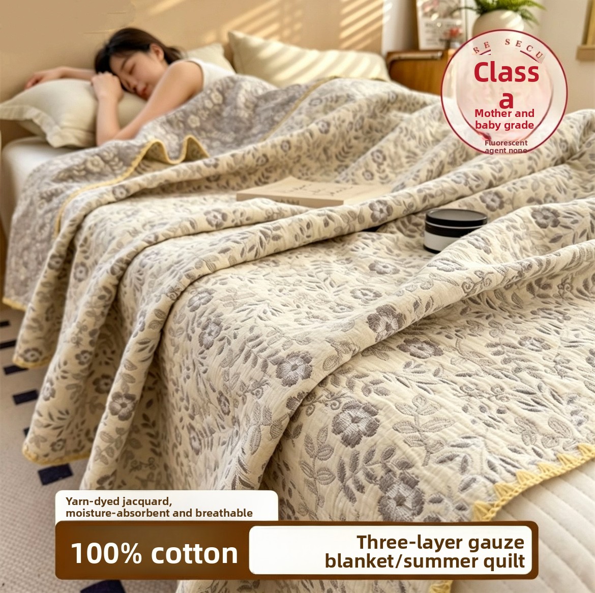 100% хлопковое муслиновое одея – обзор и цена Muslin Cotton Bedspread
