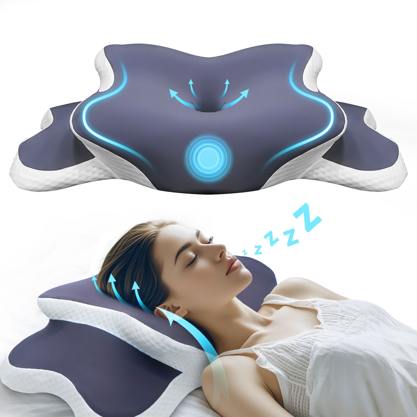 Ортопедическая подушка из пены – обзор и цена Memory Foam Orthopedic Pillow Neck Pain