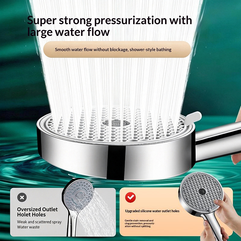 Новая ручная душевая лейка с 6 – обзор и цена High Pressure Shower Head Handheld