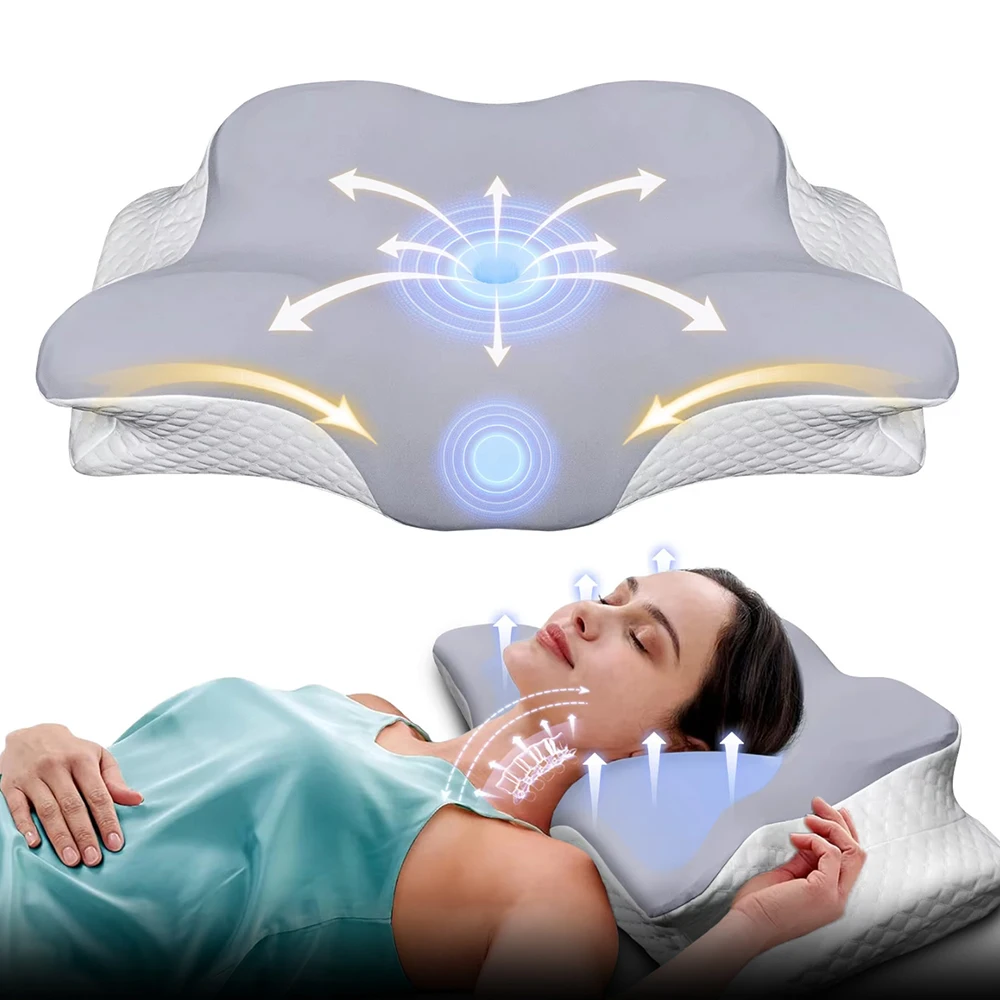 Подушки из пены с эффектом пам – обзор и цена Memory Foam Orthopedic Pillow Neck Pain