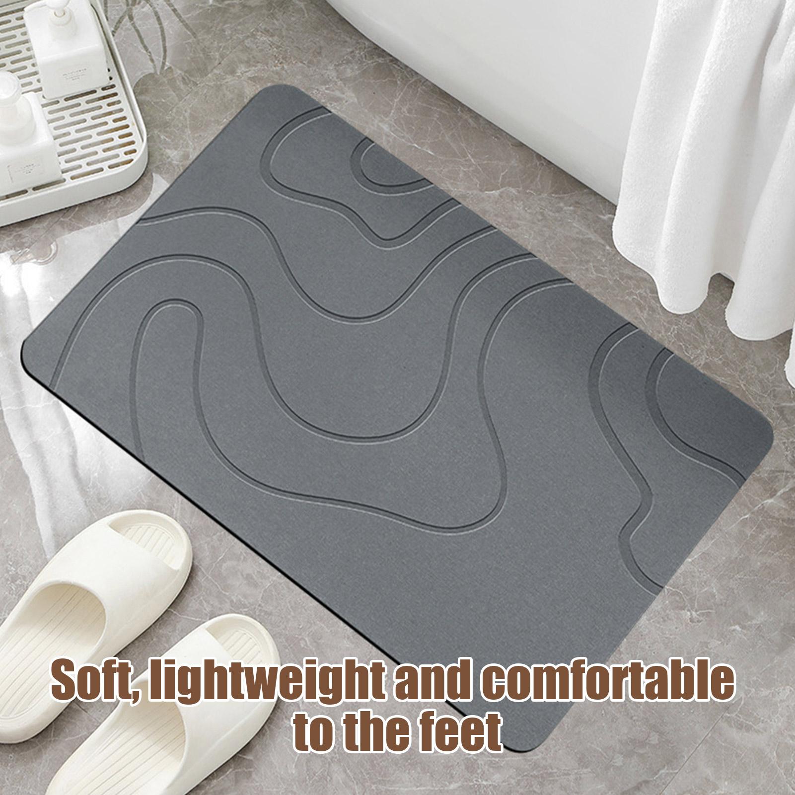 Быстросохнущий каменный коврик – обзор и цена Quick Dry Diatomite Bath Mat