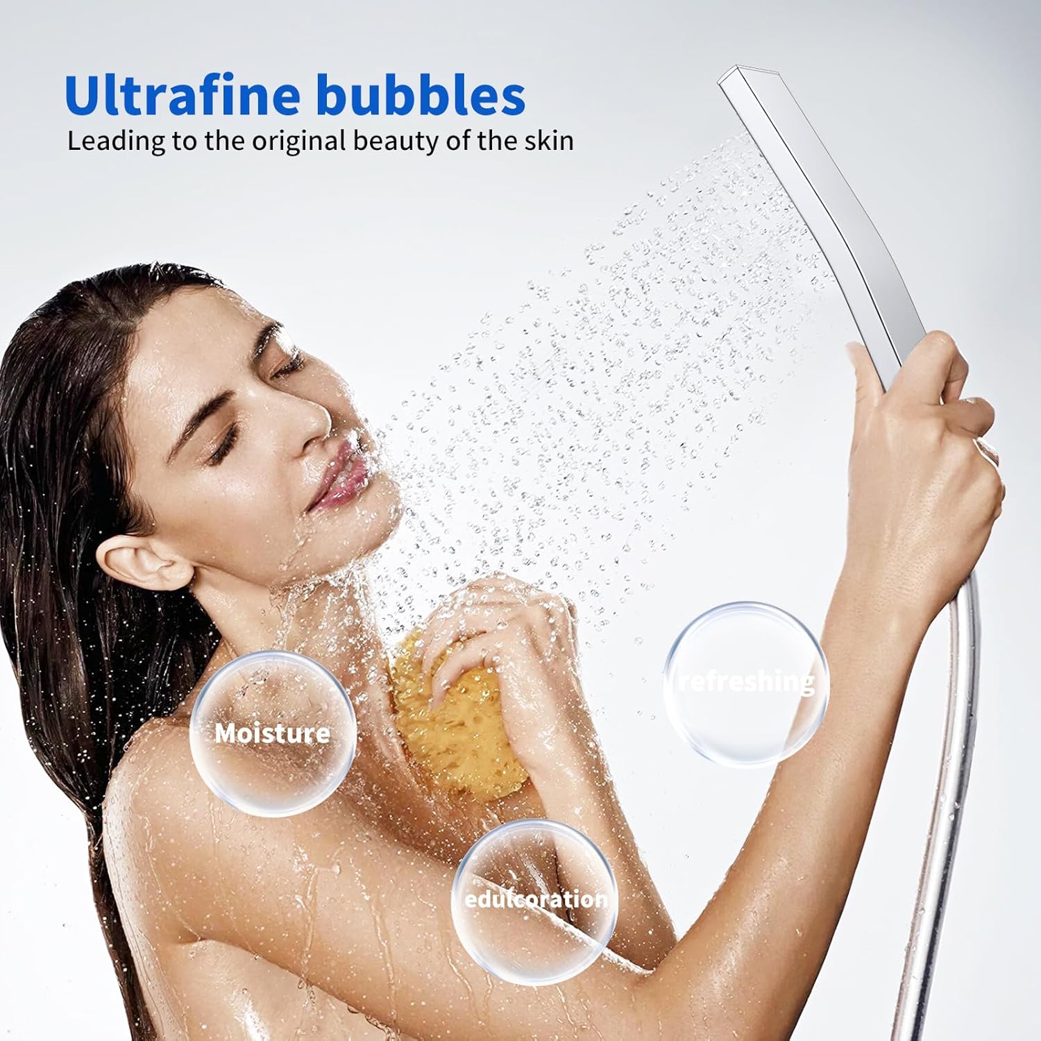 Высококачественная регулируема – обзор и цена High Pressure Shower Head Handheld