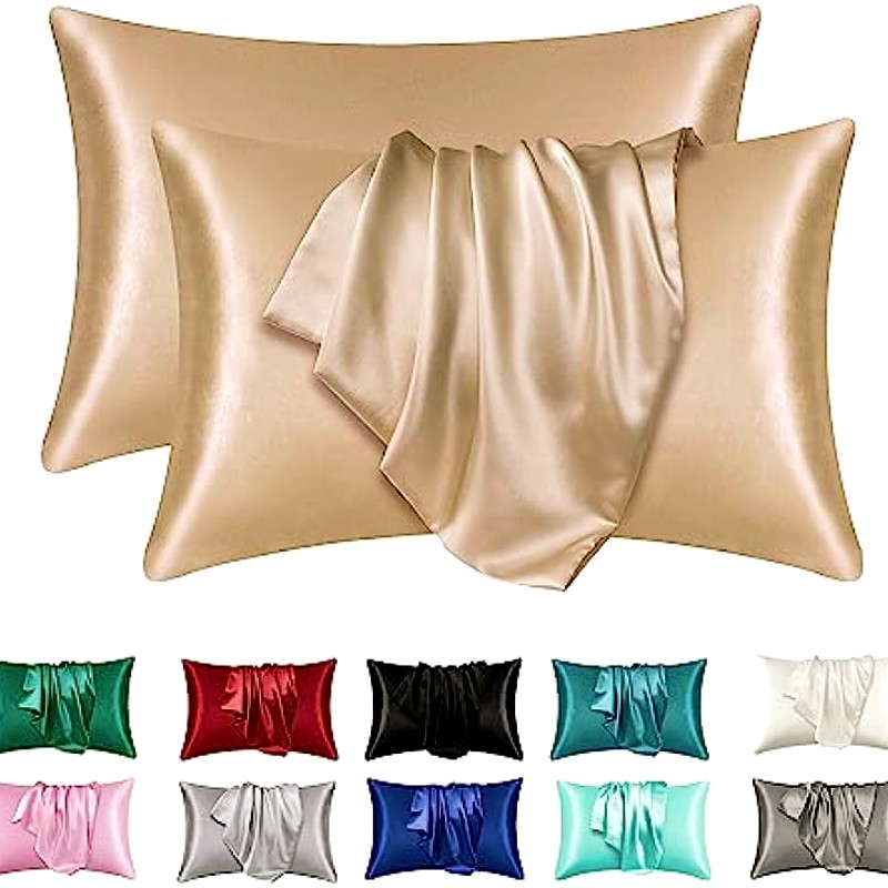 Комплект из 2 сатиновых шелков – обзор и цена Satin Silk Pillowcase Hair Skin