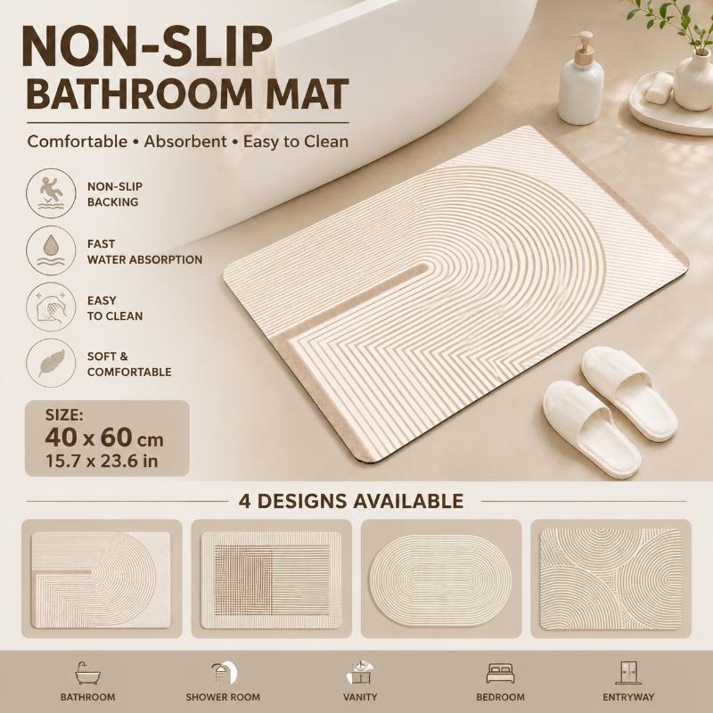 Коврик для ванной из диатомита – обзор и цена Quick Dry Diatomite Bath Mat