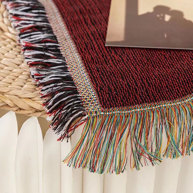 Одеяло из текстиля City Ins, д – обзор и цена Boho Throw Blanket Fringe