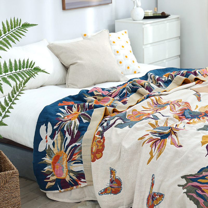 Простое хлопчатобумажное одеял – обзор и цена Muslin Cotton Bedspread