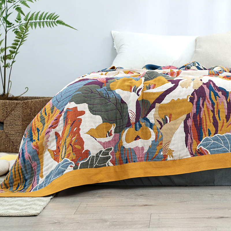 Простое хлопчатобумажное одеял – обзор и цена Muslin Cotton Bedspread